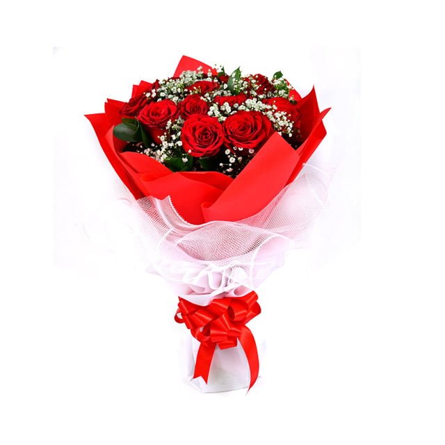12 red roses Valentine-Bouquet 12 Red Roses Valentine